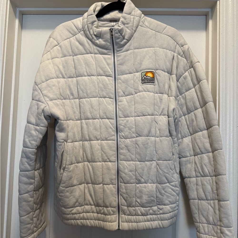 Cream Palisades Tahoe Quilted Jacket